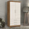 Guarda-Roupa Floripa 2 portas – Mel/Areia
