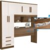 Guarda-Roupa México 5 portas 3 gavetas Casal – Mel/Areia