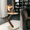 Mesa de Apoio Wood – Off white/Naturale