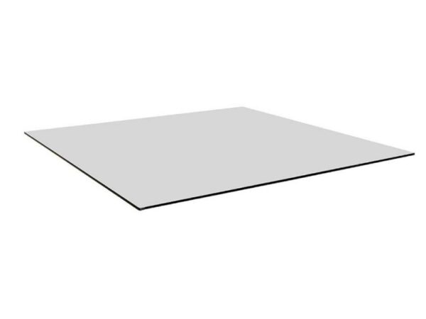 Tampo de mesa quadrado 0,75x0,75 – Vidro