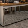 Buffet Maria 4 portas com espelho – Cinamomo/Off white
