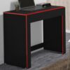 Escrivaninha Alice 1 gaveta – Preto/Vermelho