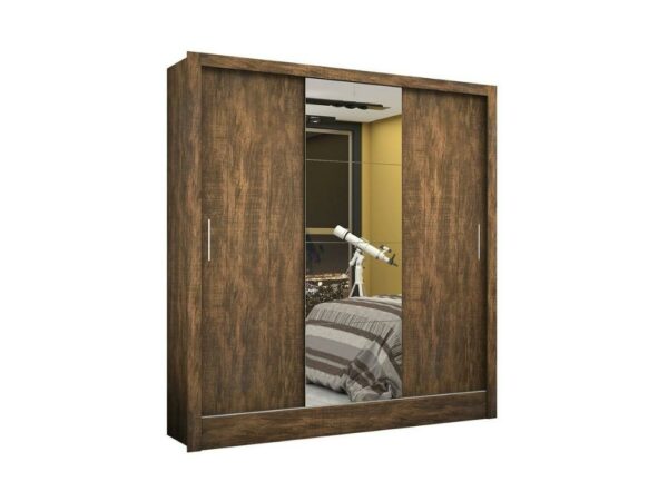 Guarda-Roupa Dubai Plus c/ espelho 3 portas e 3 gavetas – Demolição