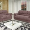Conjunto de sofá 2 x 3 lugares REF 7025 - Marrom