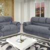Conjunto de sofá 2 x 3 lugares REF 7025 - Cinza