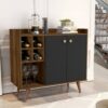 Buffet Bar JB 1212 luxo - Canela/Preto