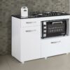 Balcão Violeta para cooktop 5 bocas - Branco