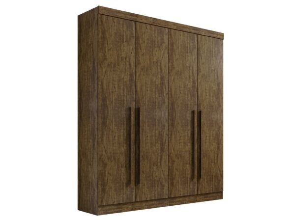 Guarda-Roupa Da Vinci Plus 4 portas e 3 gavetas – Ipê