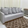 Sofá Cama Feeling 2.10m – Cinza Linho