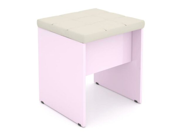 Banqueta Anita para penteadeira – Rosa