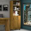 Livreiro Iara 3 prateleiras 2 portas – Nobre