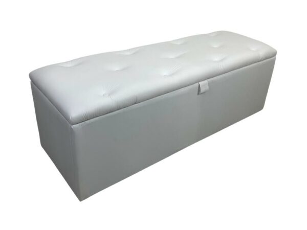 Recamier Baú Casal – Branco Corino