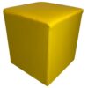 Puff Quadrado – Amarelo Corino