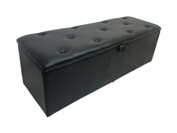 Recamier Baú Casal – Preto Corino