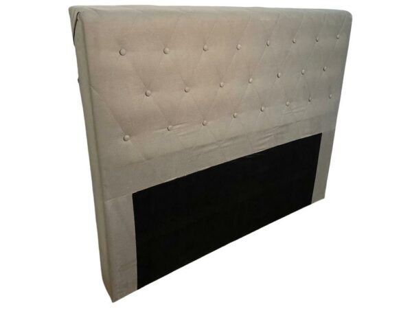 Cabeceira Suécia Suede Queen – Bege
