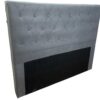 Cabeceira Suécia Suede Queen – Cinza