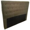 Cabeceira Suécia Suede Queen – Marrom