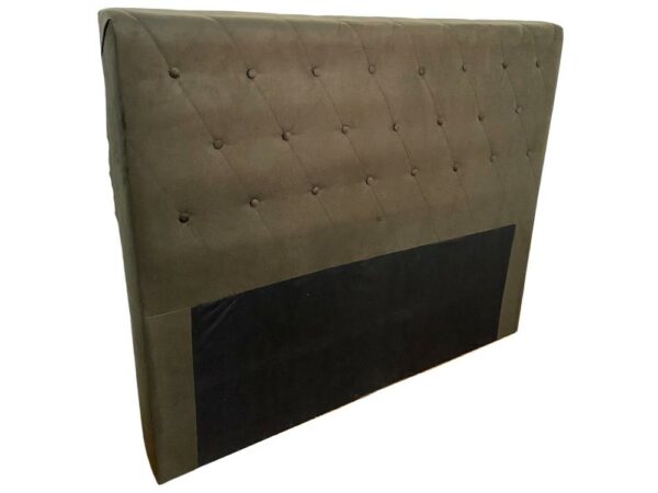 Cabeceira Suécia Suede Queen – Marrom