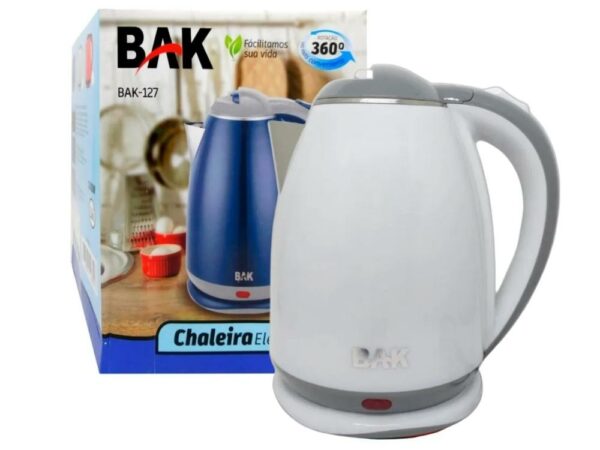 Chaleira Elétrica Bak 1100W – Branco
