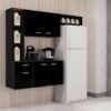 Cozinha Suspensa Isis 1,80m – Preto