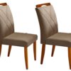 Conjunto Cadeiras Califórnia 2 unidades – Cinamomo/Avelã
