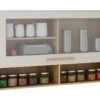 Armário de Cozinha Aéreo 1 porta Pérola REF 1200 – Cinamomo/Off white