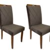 Conjunto Cadeiras Califórnia 2 unidades – Cinamomo/Marrom