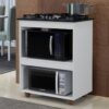 Balcão Turim para cooktop 4 bocas – Branco