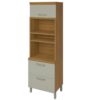 Paneleiro Torre Quente 2 portas Princesa – Freijo/Off White