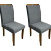 Conjunto Cadeiras Califórnia 2 unidades – Cinamomo/Cinza