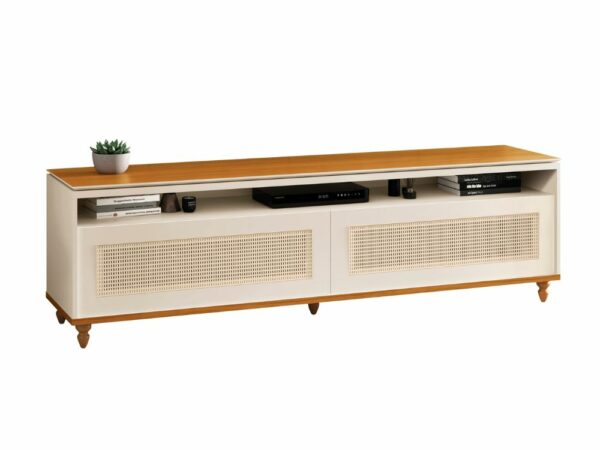 Rack Hannover 1.80m 75" - Off White/Cedro