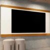 Painel Garden 1.8 75" - Off White/Cedro