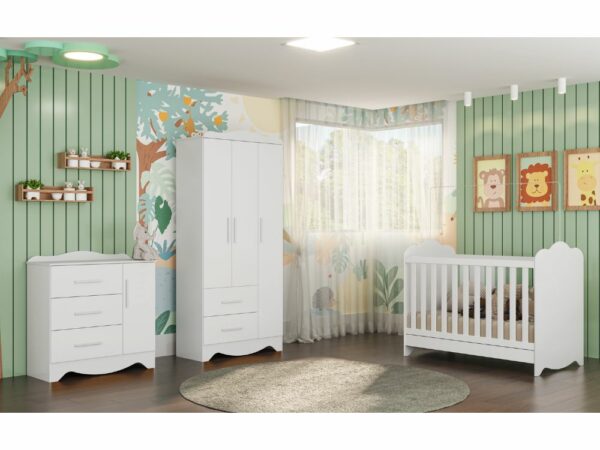 Quarto Completo Clara – Branco