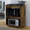 Balcão Turim para cooktop 5 bocas – Ipê