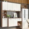 Cozinha Suspensa Mila  – Carvalho/Off White