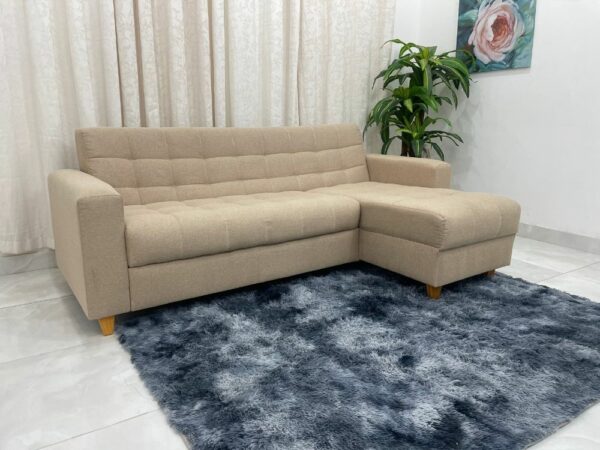 Sofá Colorado com Cheise 2.13m  – Bege Linho