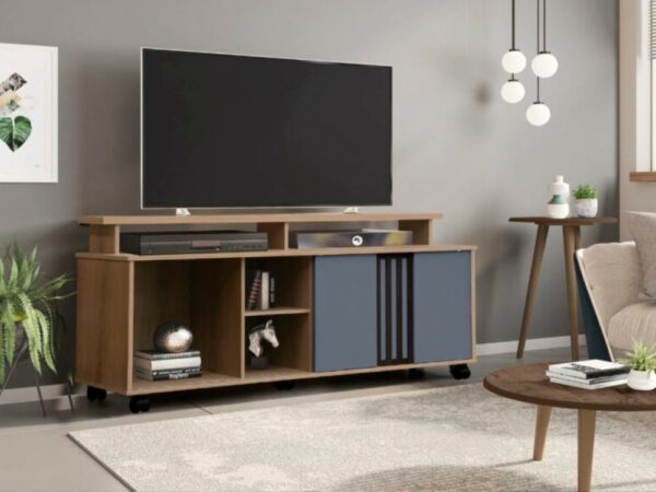 Rack Maxx 50" – Mel/Cinza