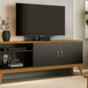 Rack Star 60″ – Preto/Cedro