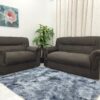 Conjunto de sofá 2 x 3 lugares REF 5014 - Marrom