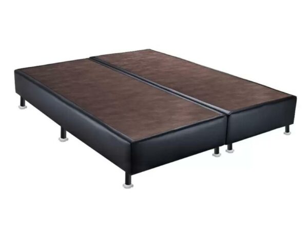 Base Box Sommier Queen Corino Preto - 158x198x30