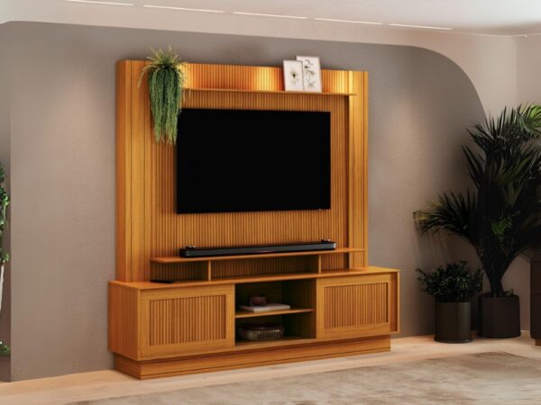 Home Átila 55" - Cedro Ripado