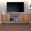 Rack Manaus 75"- Off White/Cinamomo