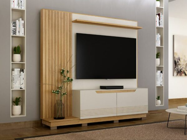 Home Santiago 80" - Off White/Cinamomo