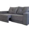Sofá Retrátil Arezzo 1.90m - Cinza Suede