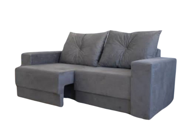 Sofá Retrátil Arezzo 1.90m - Cinza Suede
