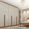 Guarda-Roupa Fortuna 6 Portas e 6 Gavetas Tcil – Cinamomo/Off White