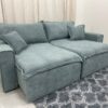 Sofá Cama/Retrátil Ravena 2.40m - Boucle Verde