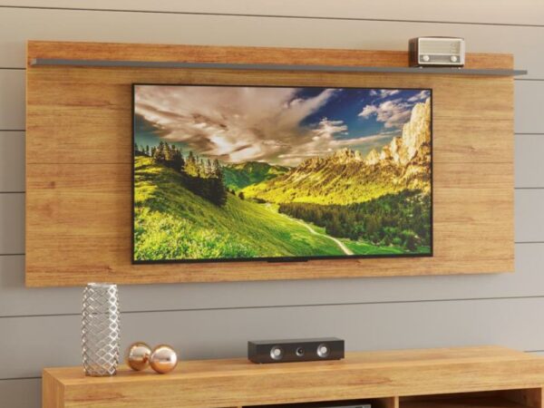 Painel Ravena 55” – Mel/Cinza