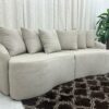 Sofá Orgânico Plazza 2.20m - Boucle Capuccino