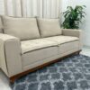 Sofá 2 lugares Arezzo Living 2.00m – Bege Linho
